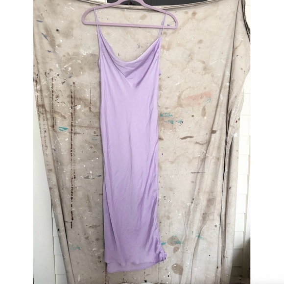 Free People Day to Night Convertible Slip Dress in Light Purple - Picture 2 of 6